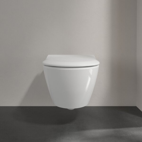 Villeroy & Boch Subway 2.0 Combi-Pack - SET Závesné WC + sedátko SlimSeat SoftClosing, alpská biela 5614R201