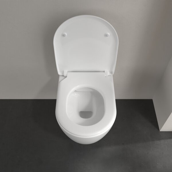 Villeroy & Boch Avento Combi-Pack - SET Závesné WC + sedátko SlimSeat SoftClosing, alpská biela 5656RS01