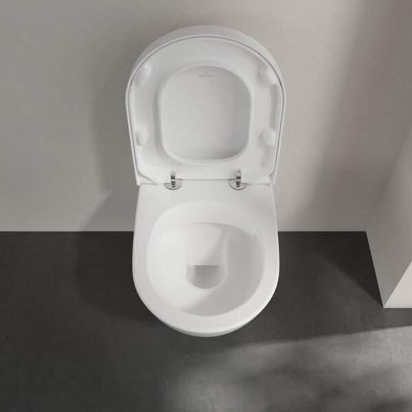 Villeroy & Boch Subway 2.0 - Závesné WC, Rimless, ViFresh, alpská biela AntiBac CeramicPlus 5614A1T2