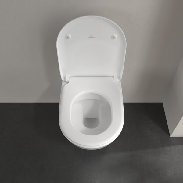 Villeroy & Boch Subway 2.0 Combi-Pack - SET Závesné WC + sedátko SlimSeat SoftClosing, alpská biela 5614R201