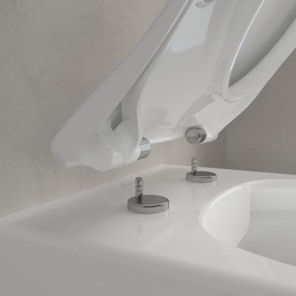 Villeroy & Boch Avento Combi-Pack - SET Závesné WC + sedátko SlimSeat SoftClosing, alpská biela 5656RS01