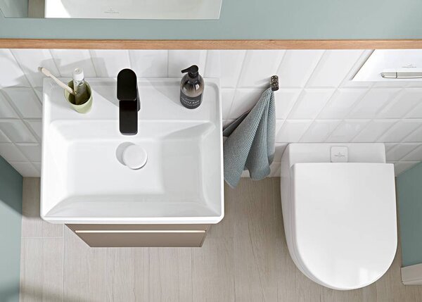 Villeroy & Boch Subway 2.0 - Závesné WC, Rimless, ViFresh, alpská biela AntiBac CeramicPlus 5614A1T2