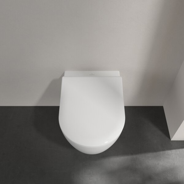 Villeroy & Boch Avento Combi-Pack - SET Závesné WC + sedátko SlimSeat SoftClosing, alpská biela 5656RS01