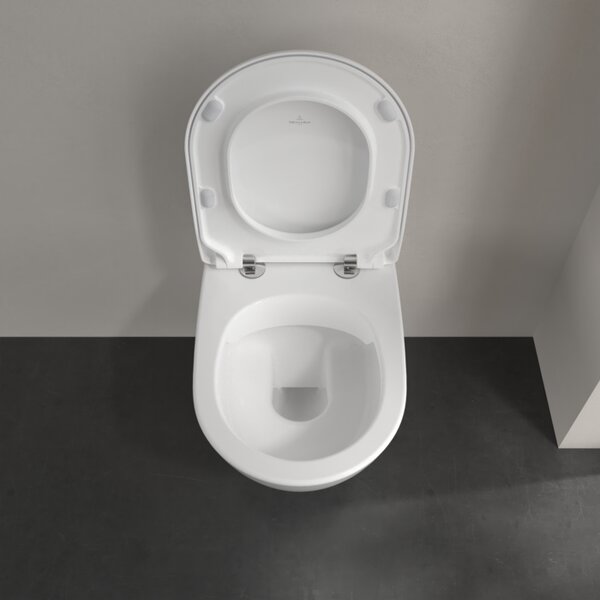 Villeroy & Boch Subway 2.0 Combi-Pack - SET Závesné WC + sedátko SlimSeat SoftClosing, alpská biela 5614R201