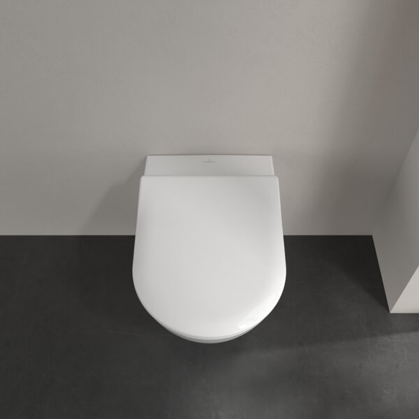 Villeroy & Boch Subway 2.0 Combi-Pack - SET Závesné WC + sedátko SlimSeat SoftClosing, alpská biela 5614R201