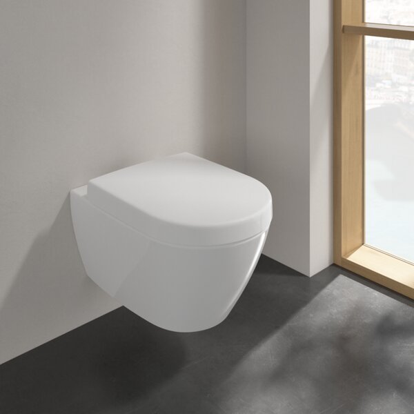 Villeroy & Boch Subway 2.0 - Závesné WC, Rimless, ViFresh, alpská biela AntiBac CeramicPlus 5614A1T2