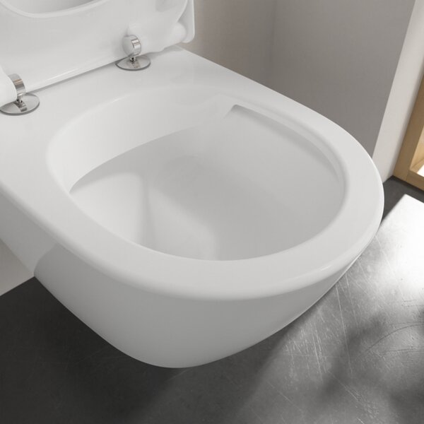 Villeroy & Boch Subway 2.0 - Závesné WC, Rimless, ViFresh, alpská biela AntiBac CeramicPlus 5614A1T2