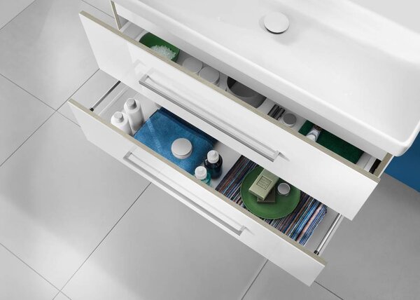Villeroy & Boch Avento - Umývadlo na skrinku 1000x470mm, s prepadom, alpská biela 4156A401
