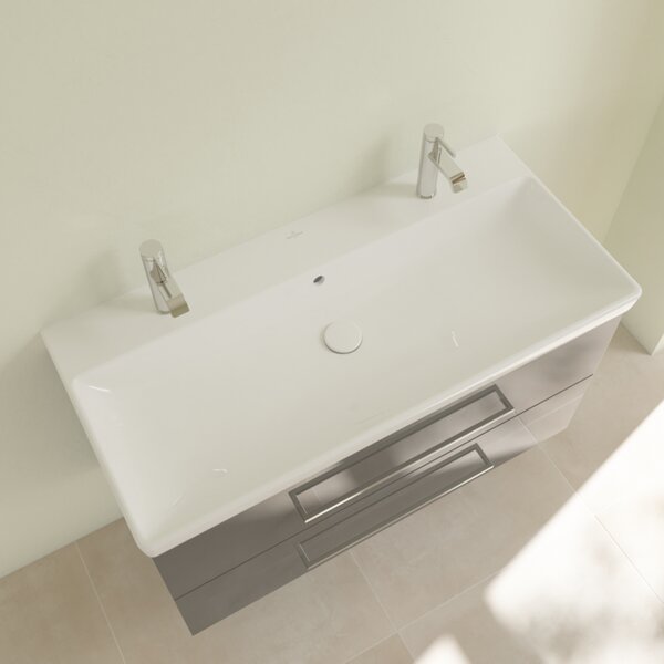 Villeroy & Boch Avento - Umývadlo na skrinku 1000x470mm, s prepadom, alpská biela 4156A401