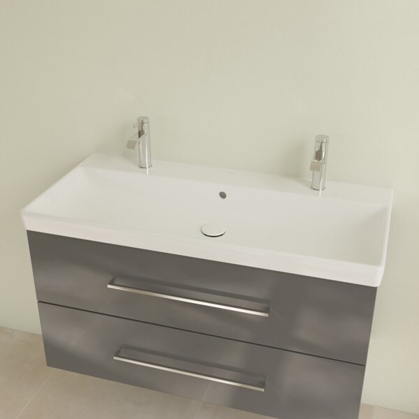 Villeroy & Boch Avento - Umývadlo na skrinku 1000x470mm, s prepadom, alpská biela 4156A401