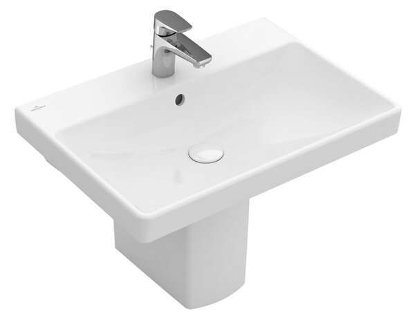Villeroy & Boch Avento - Umývadlo 600x470 mm s prepadom, alpská biela 41586001