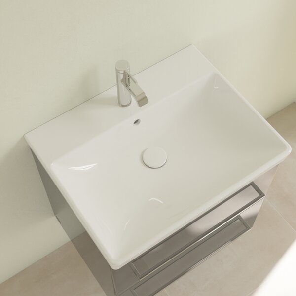 Villeroy & Boch Avento - Umývadlo 600x470 mm s prepadom, alpská biela 41586001