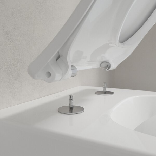 Villeroy & Boch Venticello Combi-Pack - SET Závesné WC + sedátko SlimSeat SoftClosing, alpská biela 4611RS01
