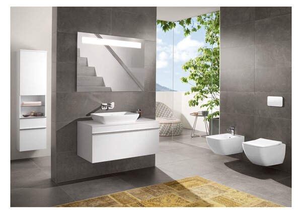 Villeroy & Boch Venticello Combi-Pack - SET Závesné WC + sedátko SlimSeat SoftClosing, alpská biela 4611RS01