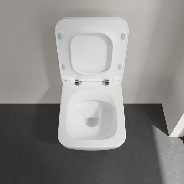 Villeroy & Boch Venticello Combi-Pack - SET Závesné WC + sedátko SlimSeat Line SoftClosing, alpská biela 4611RL01