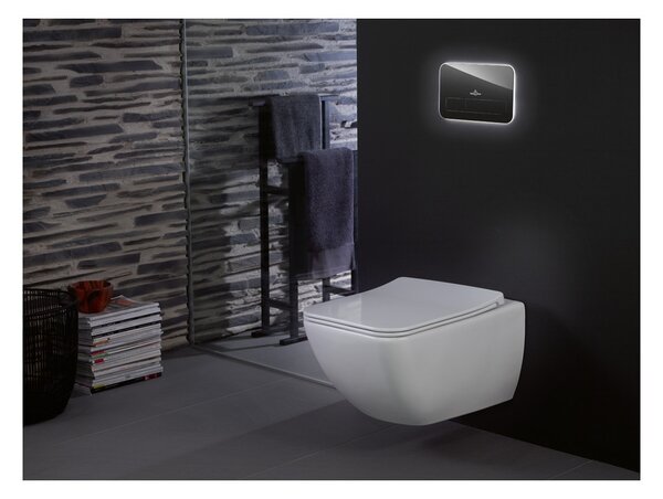 Villeroy & Boch Venticello Combi-Pack - SET Závesné WC + sedátko SlimSeat Line SoftClosing, alpská biela 4611RL01