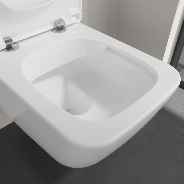 Villeroy & Boch Venticello Combi-Pack - SET Závesné WC + sedátko SlimSeat Line SoftClosing, alpská biela 4611RL01