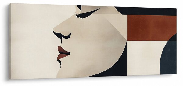 Obraz - Žena z profilu (120x50 cm)