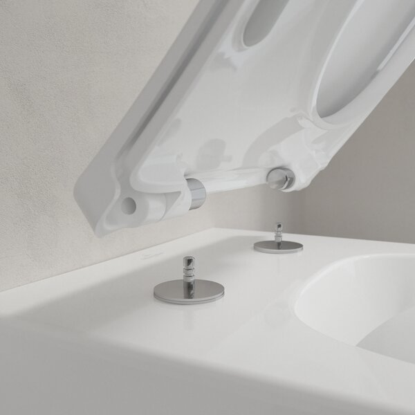 Villeroy & Boch Venticello Combi-Pack - SET Závesné WC + sedátko SlimSeat Line SoftClosing, alpská biela 4611RL01