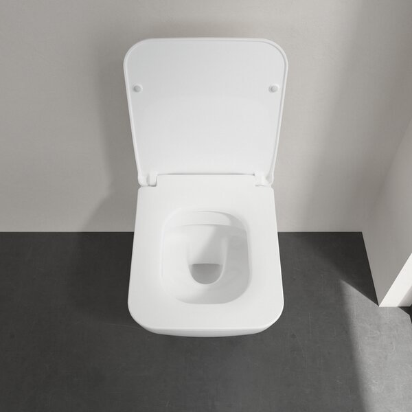 Villeroy & Boch Venticello Combi-Pack - SET Závesné WC + sedátko SlimSeat Line SoftClosing, alpská biela 4611RL01