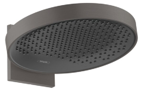 Hansgrohe Rainfinity - Hlavová sprcha 360 1jet s pripojením na stenu, kartáčovaný čierny chróm 26230340