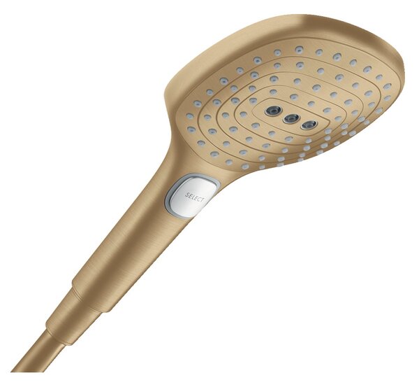 Hansgrohe Raindance Select E - Ručná sprcha 120 3jet, kartáčovaný bronz 26520140