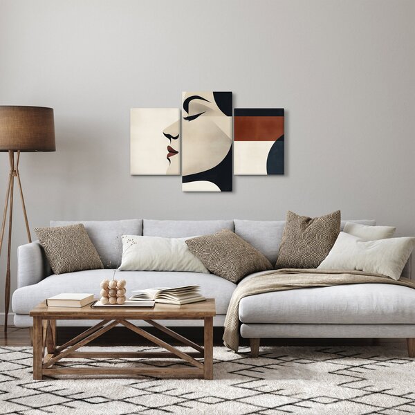 Obraz - Žena z profilu (90x60 cm)