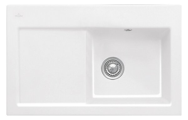 Villeroy & Boch Subway 45 - Keramický vstavaný drez 780x510 mm, alpská biela CeramicPlus 671401R1