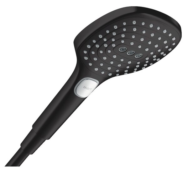 Hansgrohe Raindance Select E - Ručná sprcha 120 3jet, matná čierna 26520670
