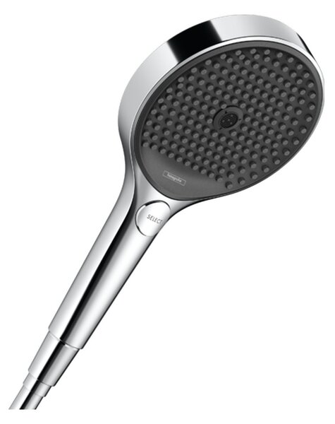 Hansgrohe Rainfinity - Sprchová sada 130 3jet s tyčou 90 cm a poličkou na mydlo, chróm 27671000