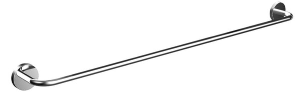 Emco Round - Držiak na uterák 800 mm, montáž pomocou lepenia alebo vŕtania, chróm 436000180