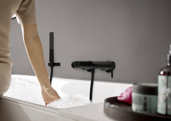 Hansgrohe Rainfinity - Tyčová ručná sprcha 100 1jet, matná čierna 26866670