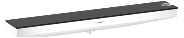 Hansgrohe Rainfinity - Nástenná prípojka hadice Porter 500 a polička PRAVÁ, matná biela 26858700
