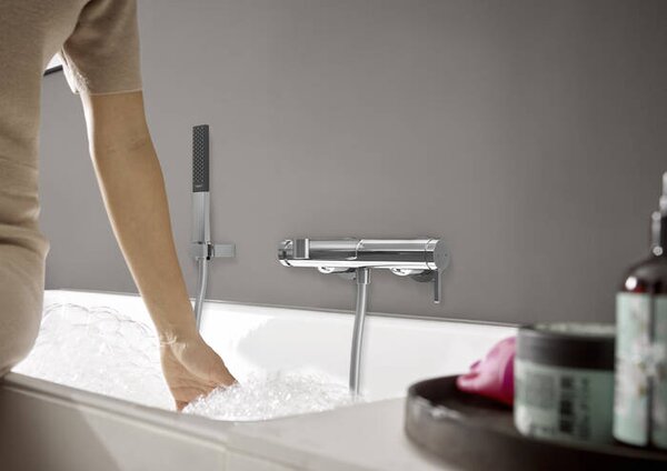 Hansgrohe Rainfinity - Tyčová ručná sprcha 100 1jet, chróm 26866000