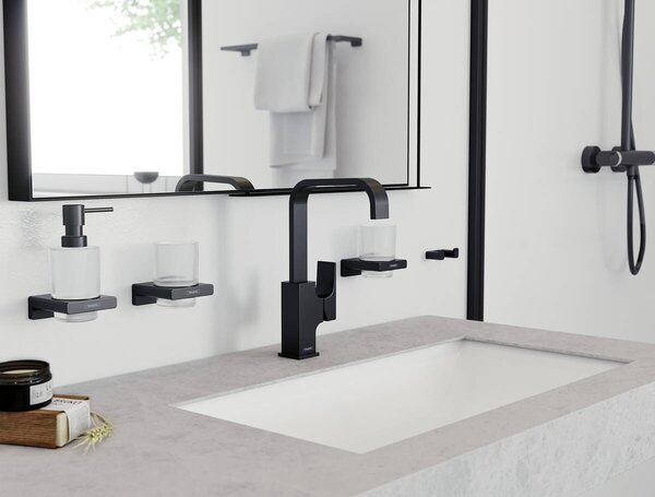 Hansgrohe Metropol - Umývadlová batéria 230 s odtokovou súpravou Push-Open, matná čierna 32511670
