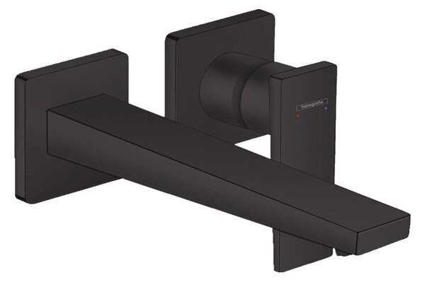 Hansgrohe Metropol - Umývadlová batéria pod omietku, výtok 225 mm, matná čierna 32526670