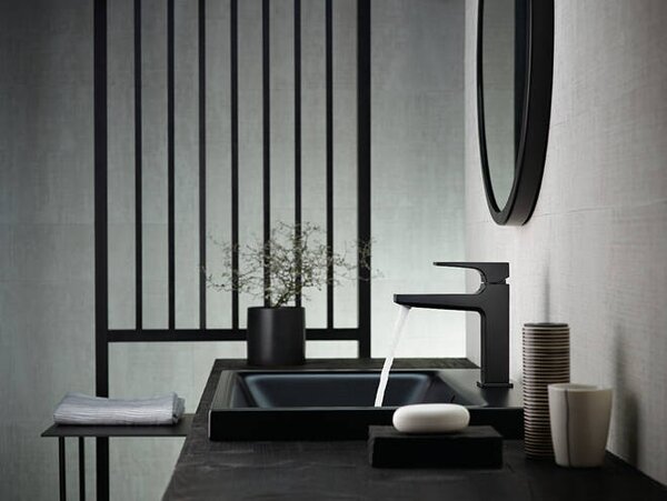 Hansgrohe Metropol - Umývadlová batéria 110 s odtokovou súpravou Push-Open, matná čierna 32507670