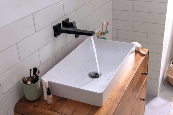 Hansgrohe Metropol - Umývadlová batéria pod omietku, výtok 225 mm, matná čierna 32526670