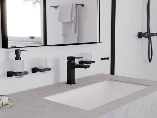 Hansgrohe Metropol - Umývadlová batéria 110 s odtokovou súpravou Push-Open, matná čierna 32507670