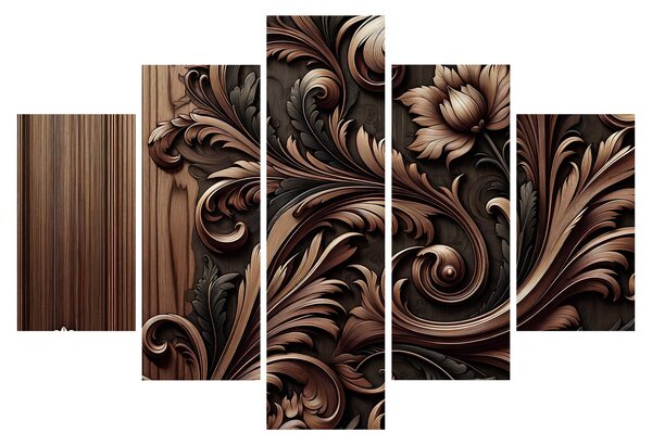 Obraz - Vzor z dreva (150x105 cm)