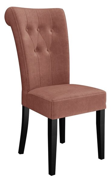 Mirjan24 Čalúnená jedálenská stolička ST65 + klopadlo, Potah: Magic Velvet 2258, Klopadlo: Čierna, Farba nožičiek:: Čierna 5903211143687