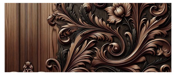 Obraz - Vzor z dreva (120x50 cm)