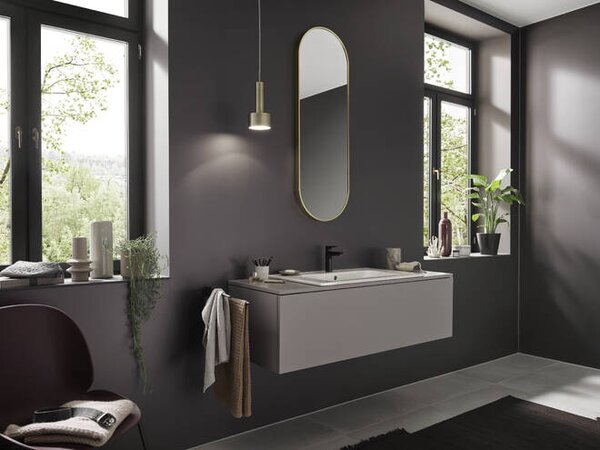 Hansgrohe Talis E - Páková umývadlová batéria 110 CoolStart bez odtokovej súpravy, matná čierna 71714670