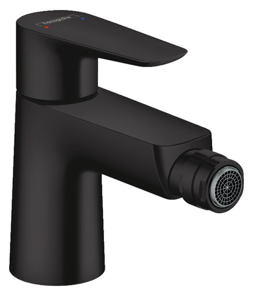 Hansgrohe Talis E - Páková bidetová batéria s odtokovou súpravou s tiahlom, matná čierna 71720670