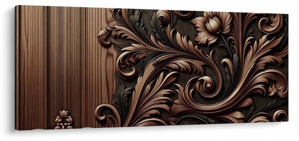 Obraz - Vzor z dreva (120x50 cm)