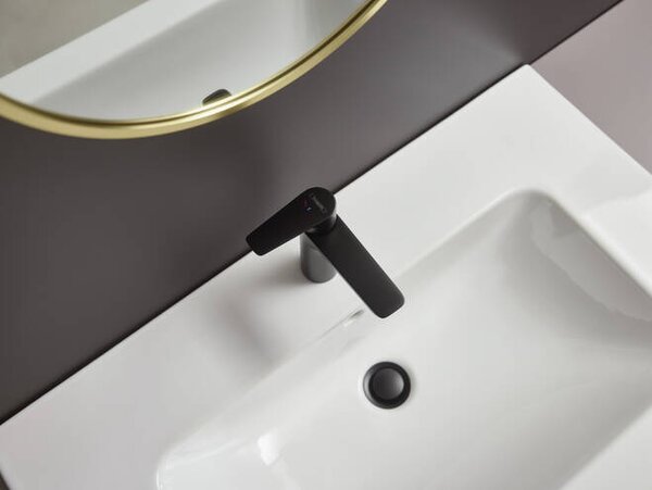 Hansgrohe Talis E - Páková umývadlová batéria 110 CoolStart bez odtokovej súpravy, matná čierna 71714670