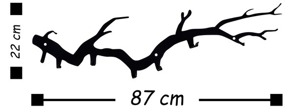 ASIR Kovový vešiak VETVA 87 cm