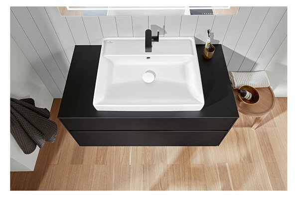 Villeroy & Boch Collaro - Umývadlo 600x470mm s prepadom, alpská biela 4A336001