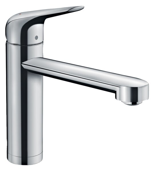 Hansgrohe Focus M42 - Kuchynská páková batéria 120 1jet s inštaláciou pred okno, chróm 71807000