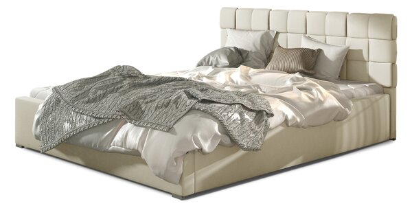 Drevko Čalúnená posteľ s úložným priestorom Grand - Soft 33 - 140 x 200 cm, Bežová